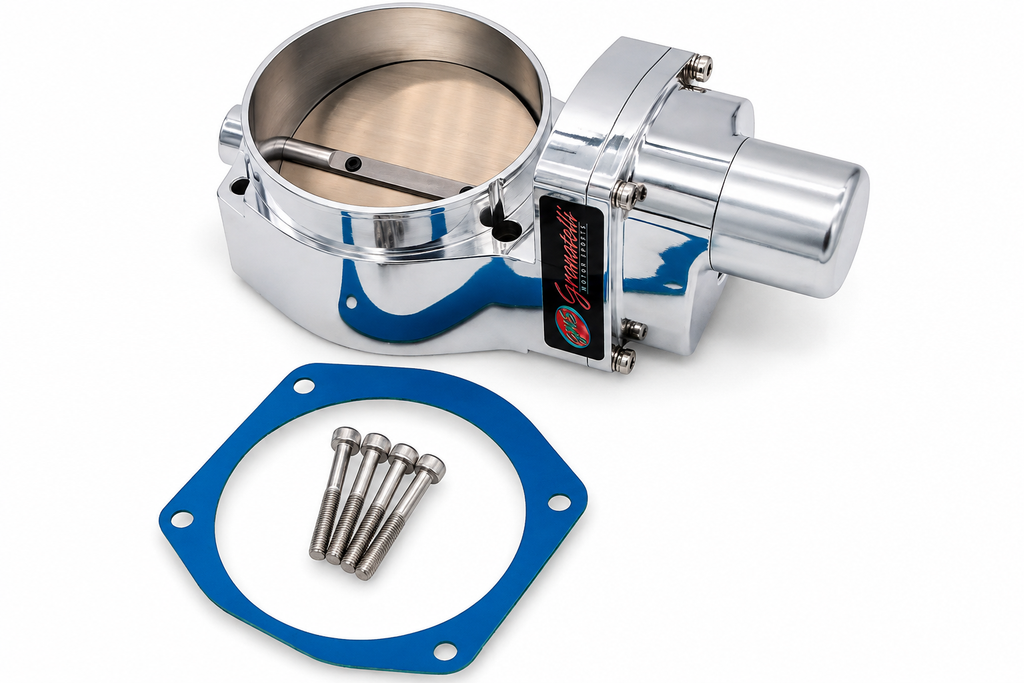 GM LS / LSX 103mm Polished Billet Drive-By-Wire Throttle Body – GMTBLS3P - Granatelli Motor Sports