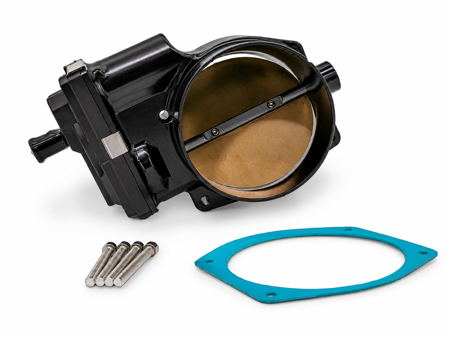 Granatelli Motor Sports LT1 Drive-By-Wire Billet Throttle Body Black Billet GMTBLT95B - Granatelli Motor Sports