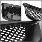 99-00 Honda Civic Diamond Mesh Style Front Upper Grille - ABS