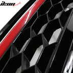 Fits 15-17 Golf MK7 Mesh GTI Red Trim Front Grille Logo Badge Base