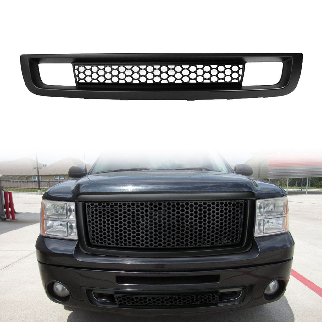 2007-2013 GMC Sierra 1500 Front Lower Grille Guards Bumper Grill ABS