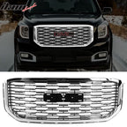 2015-2020 GMC Yukon Denali Style Chrome Front Upper Grille ABS