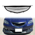 2004-2006 Mazda 3 Sedan Black Front Hood Mesh Grille ABS