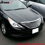 2011-2014 Hyundai Sonata Front Upper Mesh Grille Chrome Horizon ABS