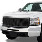 2007-2013 Chevrolet Silverado 1500 Squared Mesh Grille - Matte Black