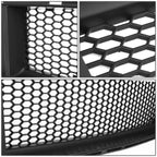 2015-2017 Ford Mustang Badgeless Honeycomb Mesh Grille - Black