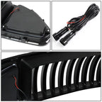 2015-2017 Ford Mustang Badgeless Vertical LED Grille - Black