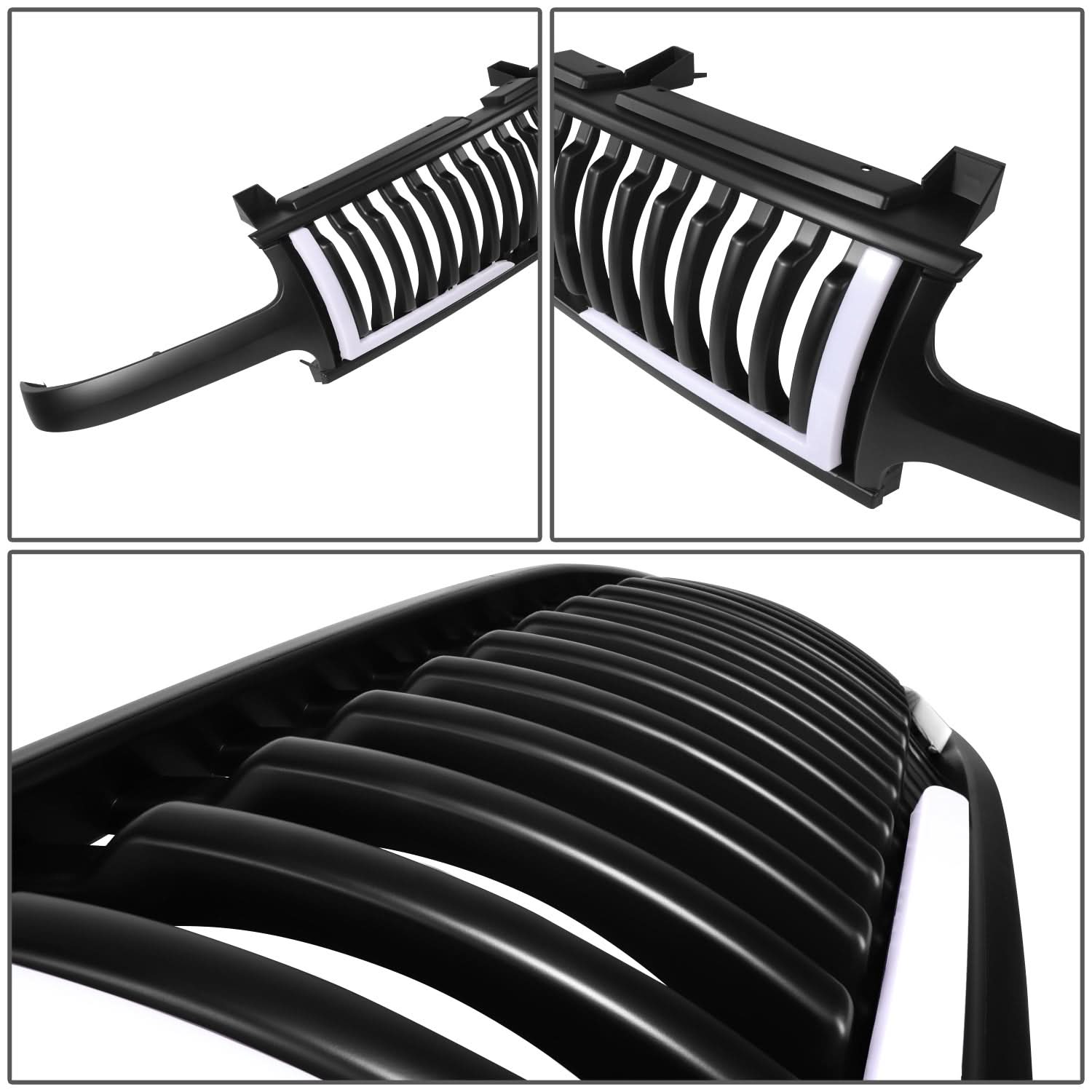 99-02 Chevy Silverado / 00-06 Suburban Tahoe Vertical Fence LED DRL Grille