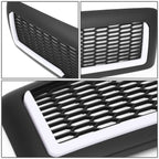 94-02 Dodge Ram Honeycomb Mesh Grille w/ LED DRL Lights - Matte Black