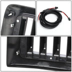 94-02 Dodge Ram Vertical Fence Style LED DRL Grille - Matte Black