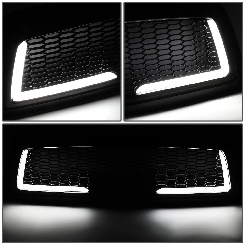 2009-2012 Dodge Ram 1500 Honeycomb Style LED DRL Grille - Black