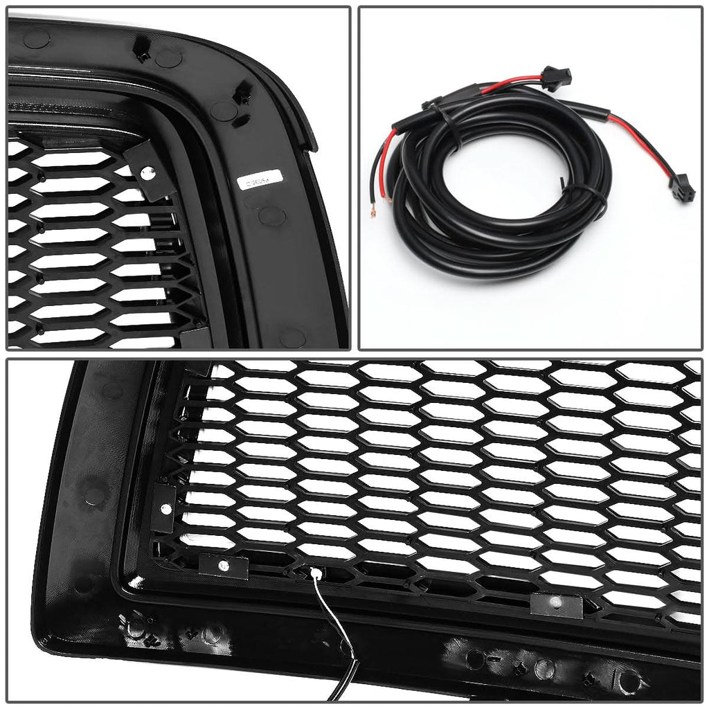2009-2012 Dodge Ram 1500 Honeycomb Style LED DRL Grille - Black