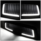 09-12 Dodge Ram 1500 Honeycomb Style LED DRL Grille - Matte Black