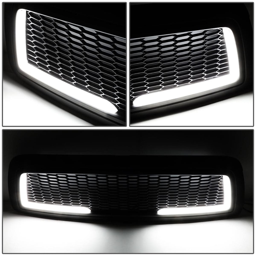09-12 Dodge Ram 1500 Honeycomb Style LED DRL Grille - Matte Black