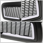 09-12 Dodge Ram 1500 Honeycomb Style LED DRL Grille - Matte Black