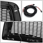 09-12 Dodge Ram 1500 Honeycomb Style LED DRL Grille - Matte Black