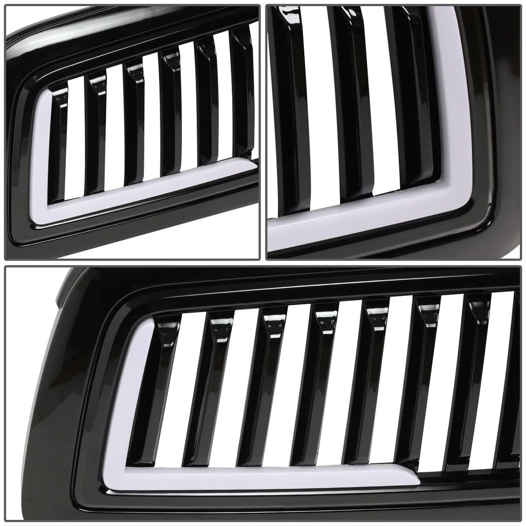 09-12 Dodge Ram 1500 Vertical Fence Style Grille w/ LED DRL Lights