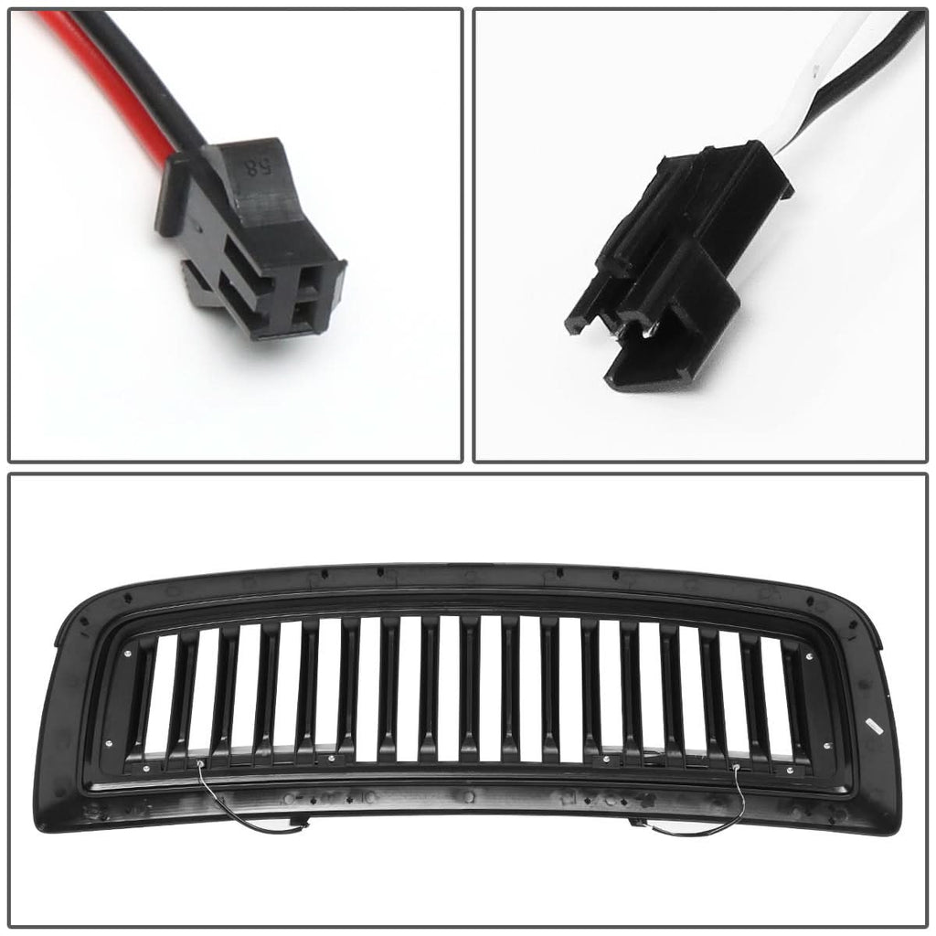 09-12 Dodge Ram 1500 Vertical Fence Style Grille w/ LED DRL