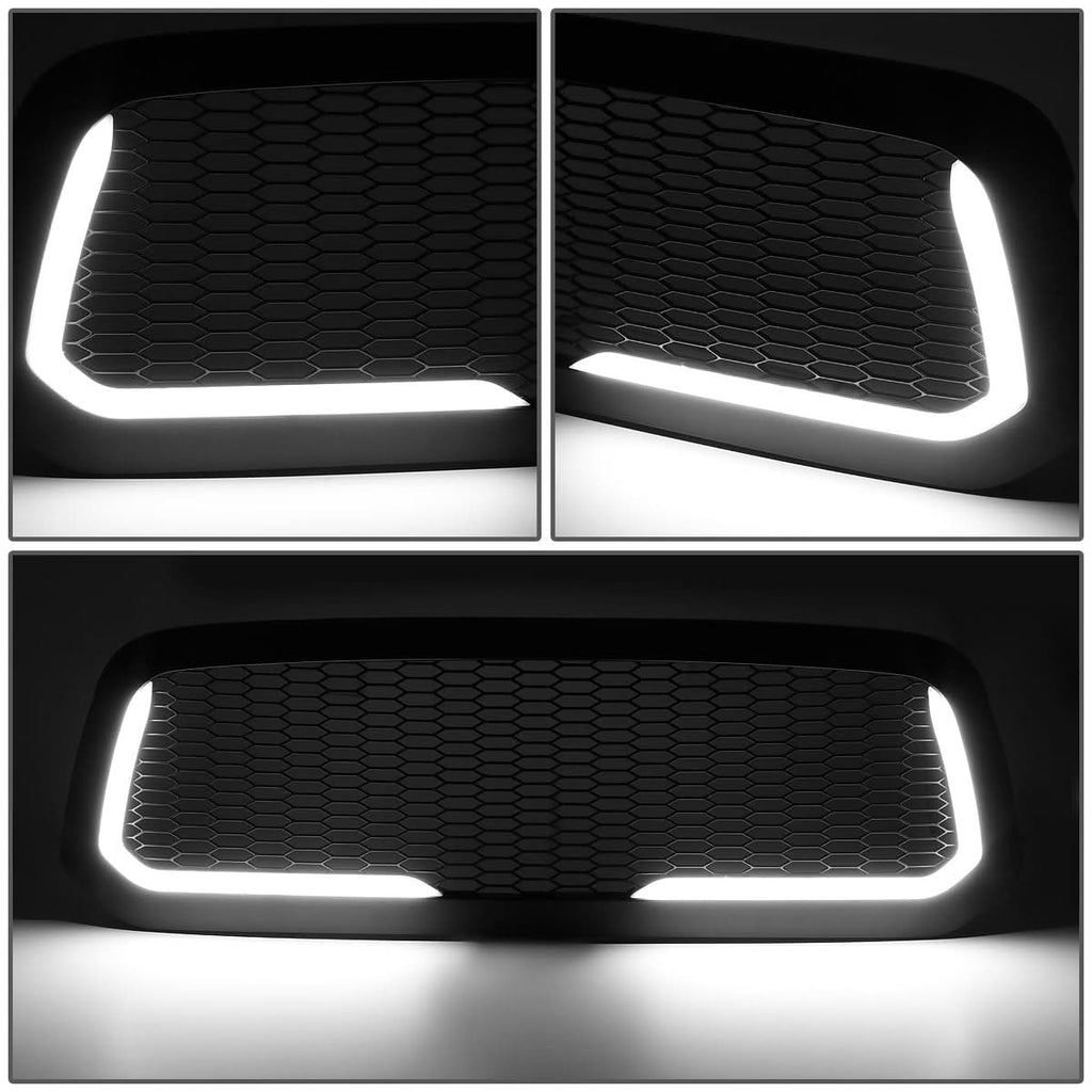 13-18 Dodge Ram 1500 Honeycomb Style LED DRL Grille
