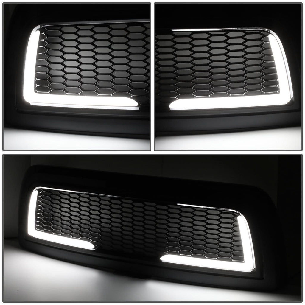 2010-2018 Dodge Ram 2500/3500 Honeycomb Mesh Grille with LED DRL