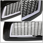 2010-2018 Dodge Ram 2500/3500 Honeycomb Mesh Grille with LED DRL