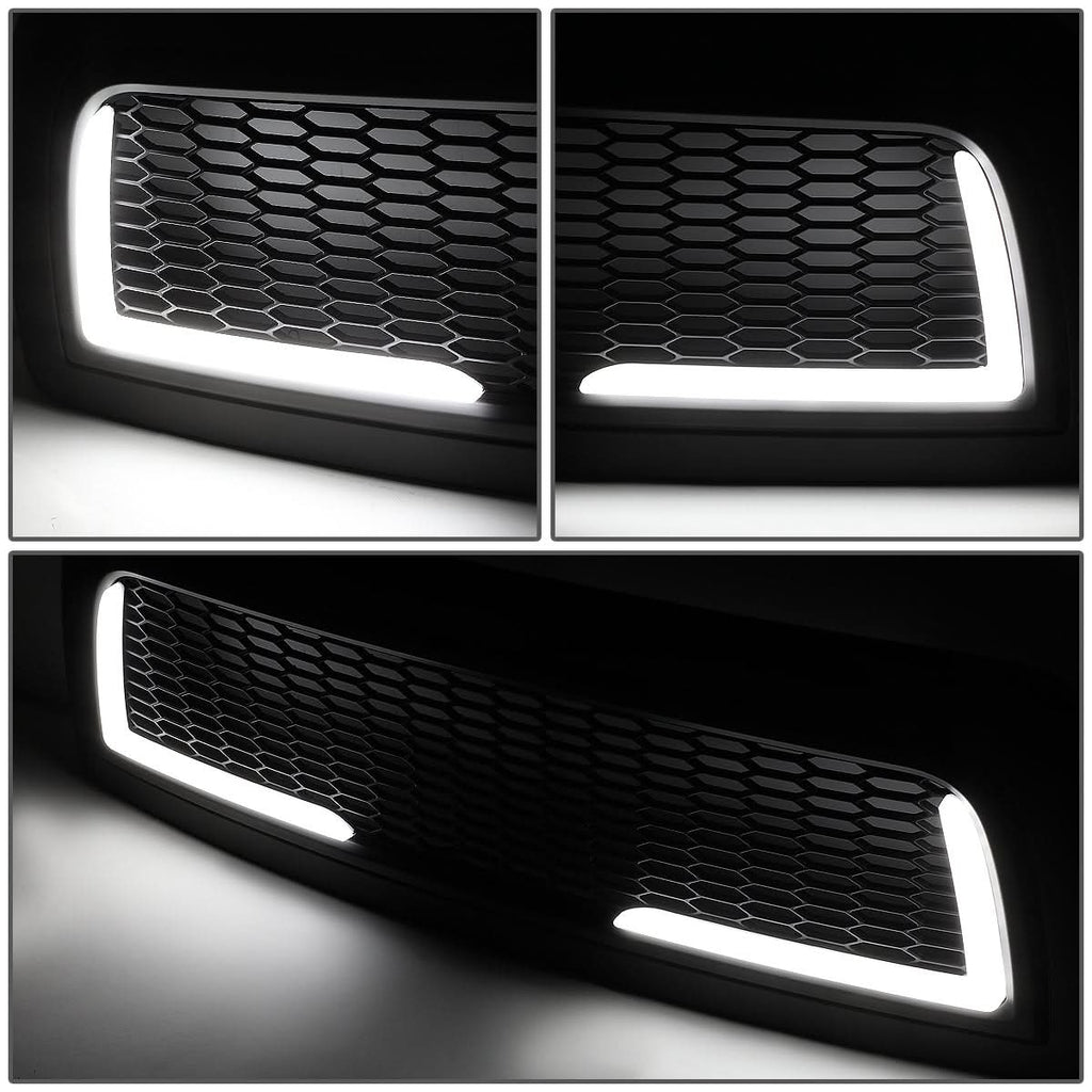 2010-2018 Dodge Ram 2500 3500 Honeycomb Mesh Grille with LED DRL
