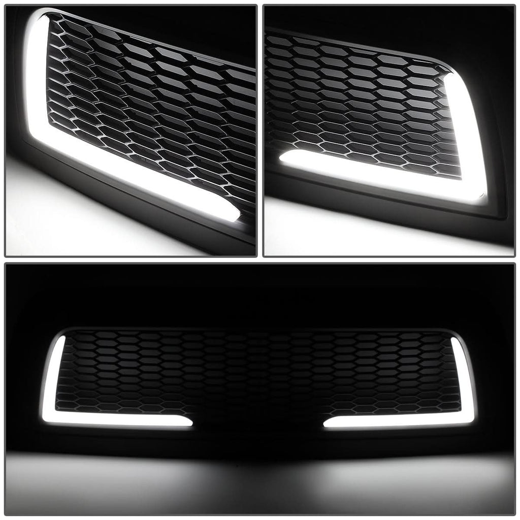 2010-2018 Dodge Ram 2500 3500 Honeycomb Mesh Grille with LED DRL