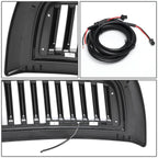 10-18 Dodge Ram 2500 3500 Vertical Fence Style LED DRL Grille Matte Black