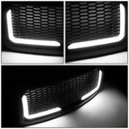 2009-2014 Ford F-150 Honeycomb Mesh Grille with LED DRL Lights