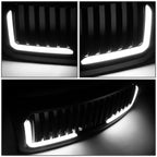 2009-2014 Ford F-150 Vertical Fence Style LED DRL Grille - Black