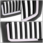 2009-2014 Ford F-150 Vertical Fence Style LED DRL Grille - Matte Black
