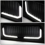 2015-2017 Ford F-150 Honeycomb Mesh Grille with LED DRL Lights