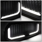 2015-2017 Ford F-150 Honeycomb Mesh Grille with LED DRL Lights