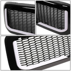 99-04 Ford F-250 F-350 F-450 F-550 Honeycomb Mesh Grille w/ LED DRL
