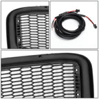 99-04 Ford F-250 F-350 F-450 F-550 Honeycomb Mesh Grille w/ LED DRL