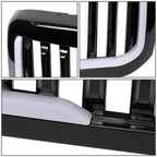 99-04 Ford F-250 F-350 F-450 F-550 Vertical Fence Style LED DRL Grille