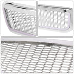 99-04 Ford F-250/F-350/F-450/F-550 Honeycomb Mesh Grille w/ LED DRL