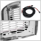 99-04 Ford F-250/F-350/F-450/F-550 Honeycomb Mesh Grille w/ LED DRL