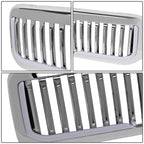 99-04 Ford F-250 F-350 F-450 F-550 Vertical Fence Style LED DRL Grille