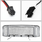 2005-2007 Ford F-250/F-350/F-450/F-550 Honeycomb Grille w/ LED DRL