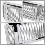 2005-2007 Ford F-250/F-350/F-450/F-550 Honeycomb Grille w/ LED DRL