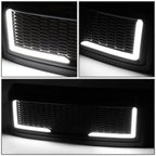 08-10 Ford F-250 F-350 F-450 F-550 Honeycomb Mesh Grille w/ LED DRL