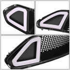 2018-2020 Ford Mustang Honeycomb Front Upper Grille with LED DRL