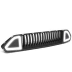2018-2020 Ford Mustang Vertical Fence Style Front Upper Grille w/ LED DRL