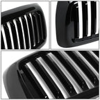 02-05 Dodge Ram 1500 / 03-05 Ram 2500 3500 Vertical Fence Grille Black