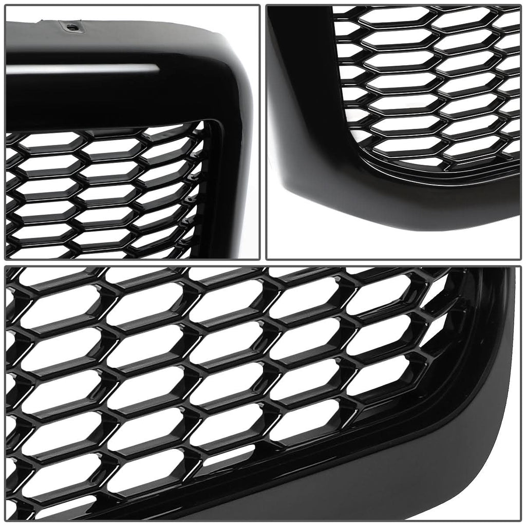 99-04 Ford F-250 F-350 F-450 F-550 Honeycomb Mesh Front Grille - Black