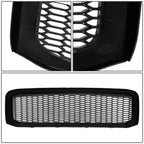 99-04 Ford F-250 F-350 F-450 F-550 Honeycomb Mesh Front Grille - Black