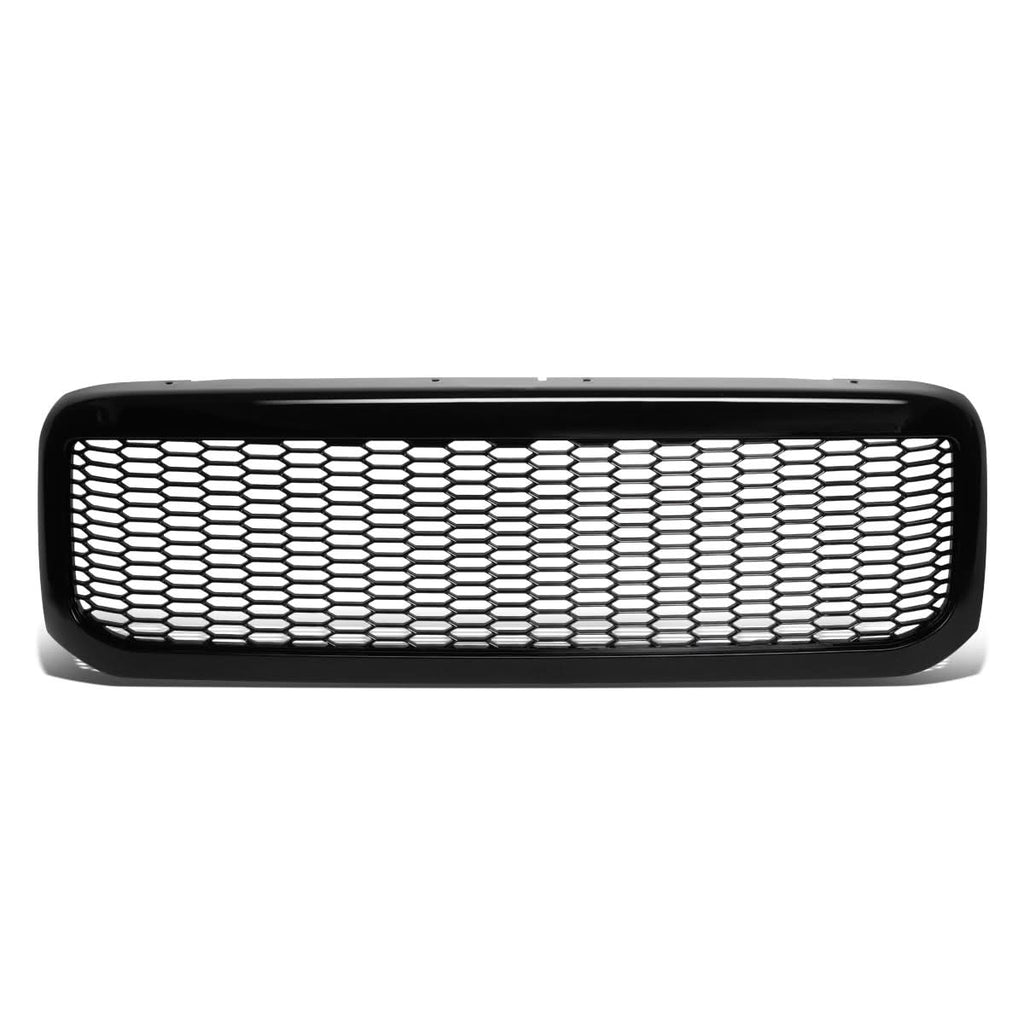 99-04 Ford F-250 F-350 F-450 F-550 Honeycomb Mesh Front Grille - Black