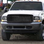 99-04 Ford F-250 F-350 F-450 F-550 Vertical Fence Style Grille - Black