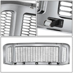 2005-2007 Ford F-250/F-350/F-450/F-550 Honeycomb Mesh Chrome Grille